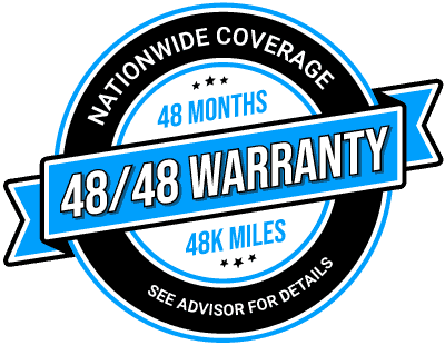 48 Month / 48,000 Mile Nationwide Warranty