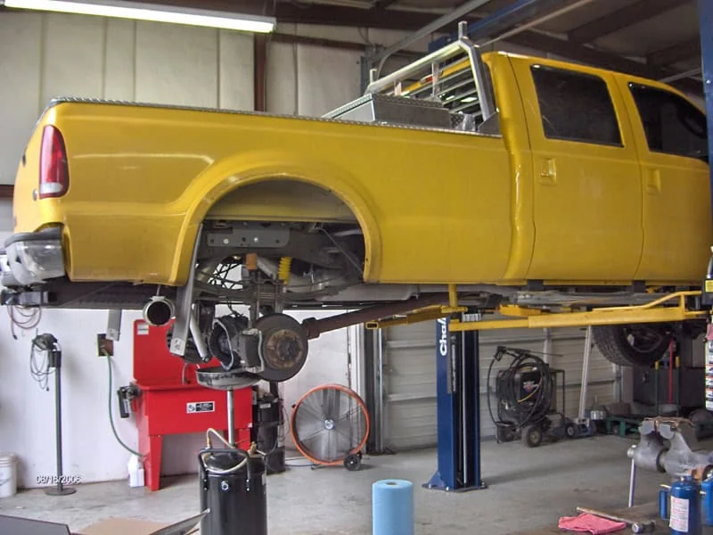 Vehicle in the service bay at Rob's Automotive Repair Center, Clackamas, OR